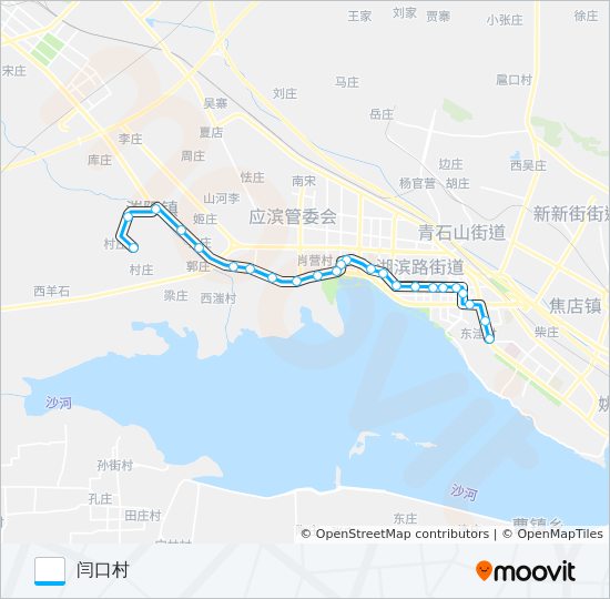 公交52路的线路图