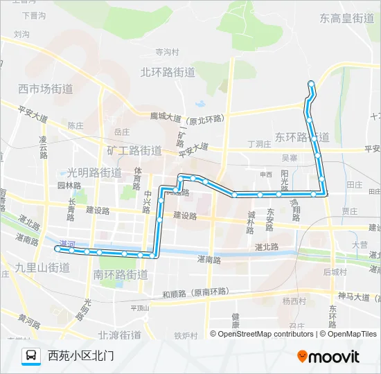 53路 Bus Line Map