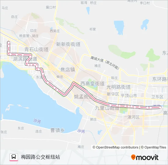 K4路 Bus Line Map