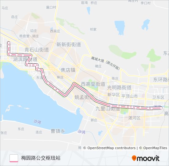 公交K4路的线路图