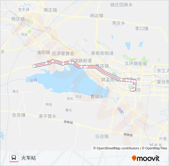 K6路 Bus Line Map