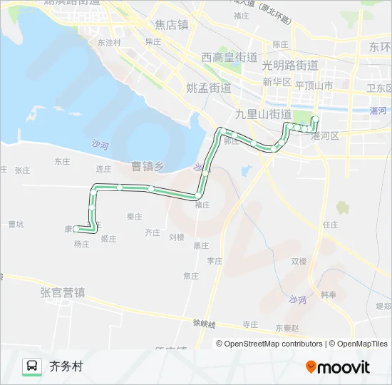 805路 Bus Line Map