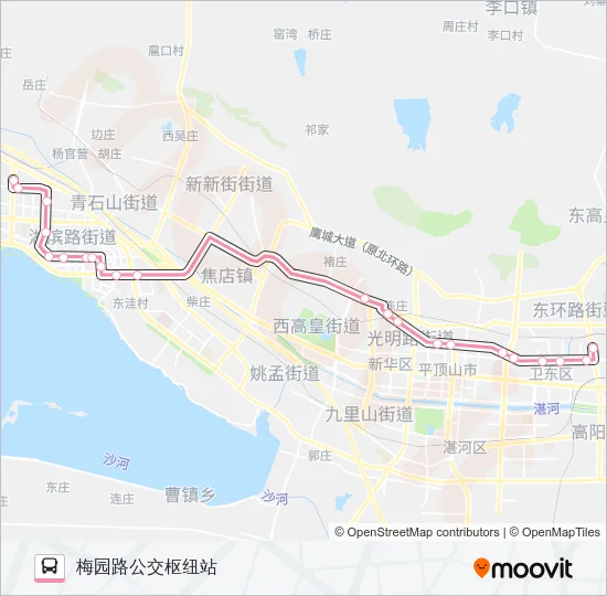 K1路 Bus Line Map