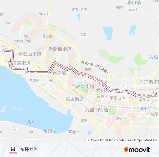 K1路 Bus Line Map