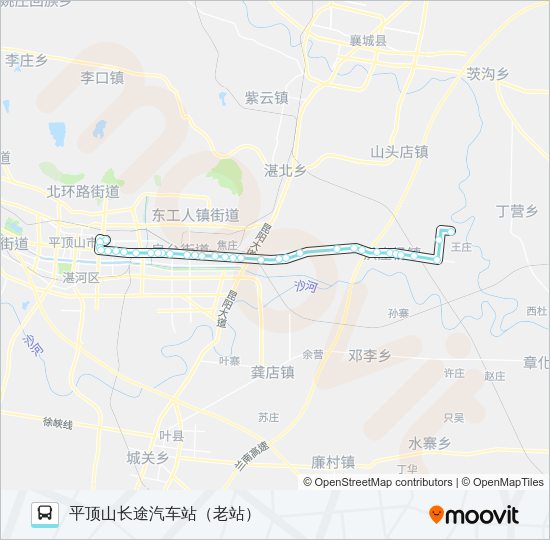 公交806路的线路图