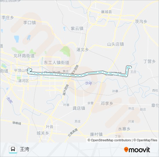 公交806路的线路图