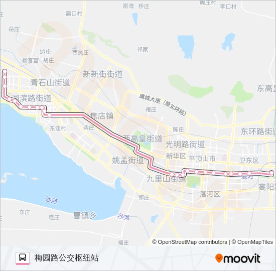 公交K3路的线路图