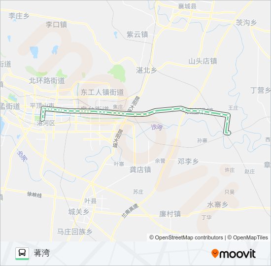 公交807路的线路图