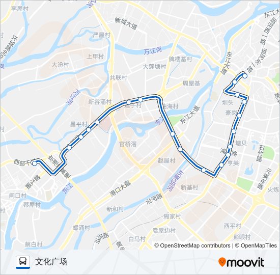 公交2路的线路图