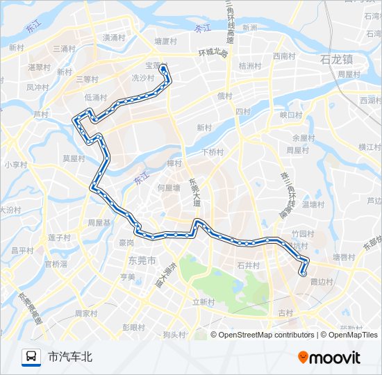 4路 bus Line Map