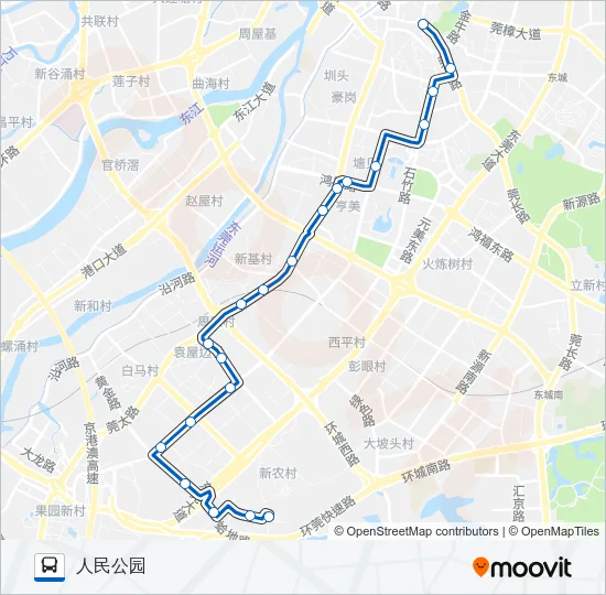 8路 Bus Line Map