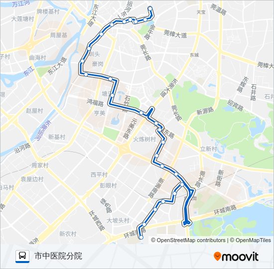 公交9路的线路图