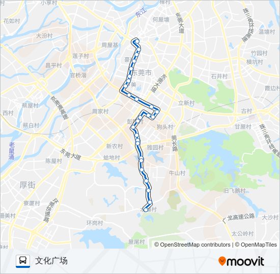 公交10路的线路图