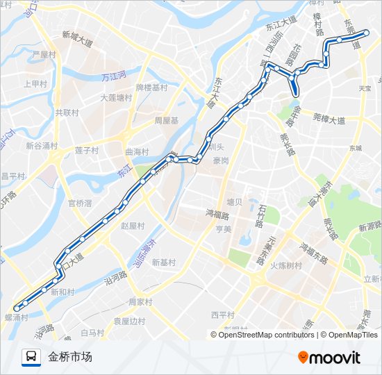 公交11路的线路图