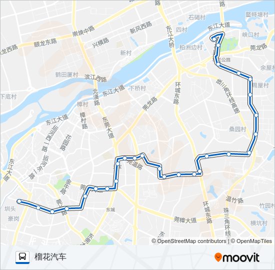 13路 bus Line Map