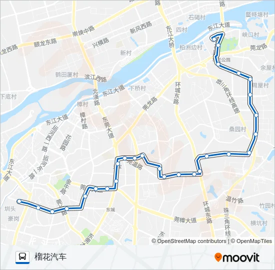 13路 Bus Line Map