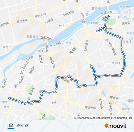 13路 bus Line Map