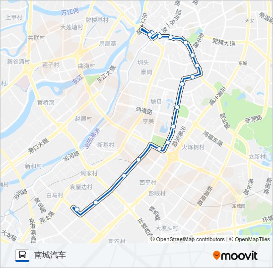 公交15路的线路图