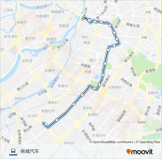 15路 Bus Line Map