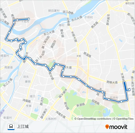 16路 Bus Line Map