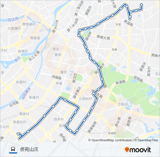 18路 bus Line Map