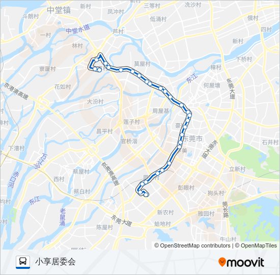 公交20路的线路图