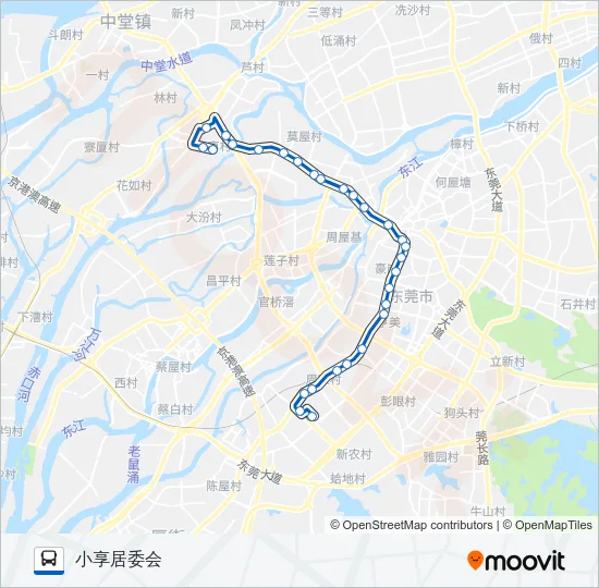 20路 Bus Line Map