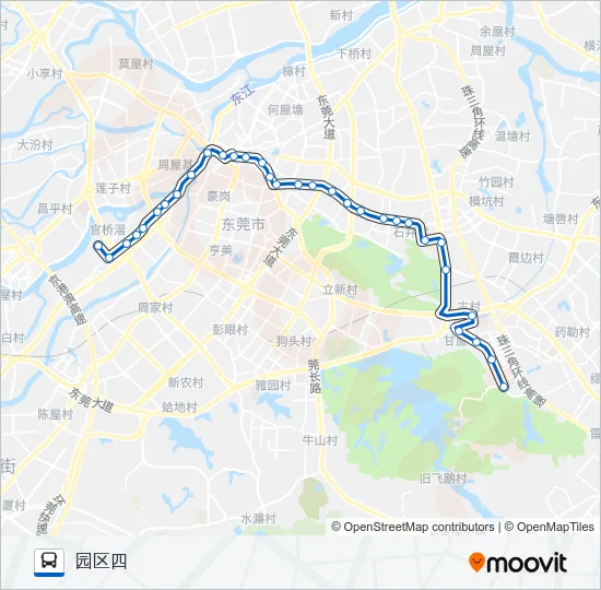 21路 Bus Line Map