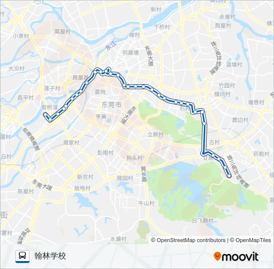 21路 Bus Line Map