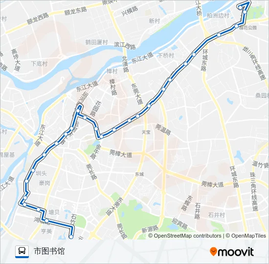 公交24路的线路图