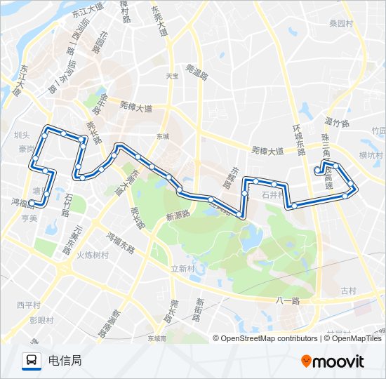 公交26路的线路图