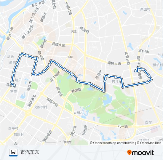 公交26路的线路图