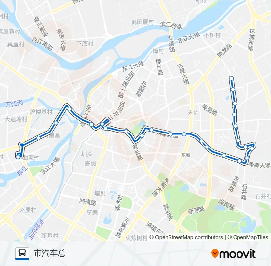 28路 Bus Line Map