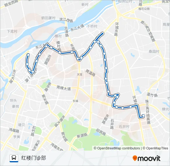 32路 Bus Line Map