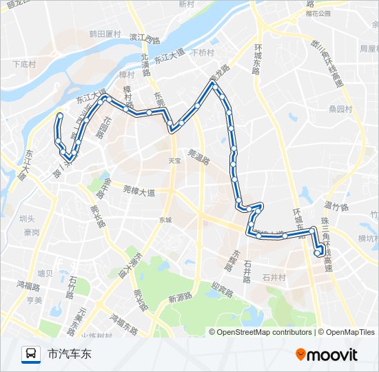 公交32路的线路图