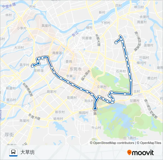 35路 Bus Line Map