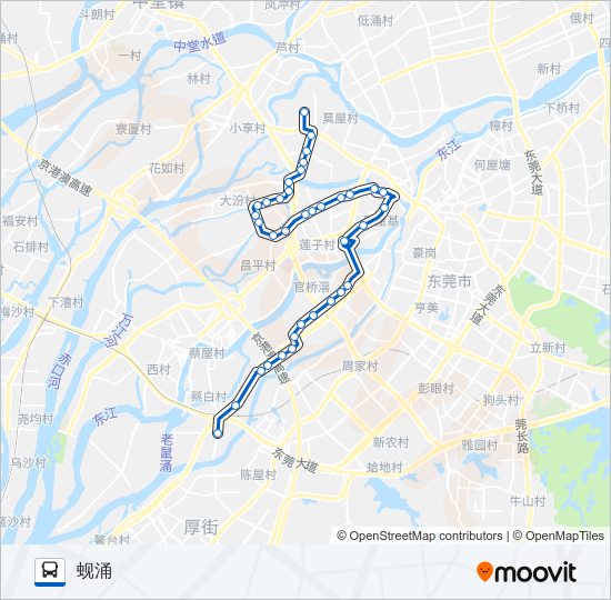 38路 bus Line Map