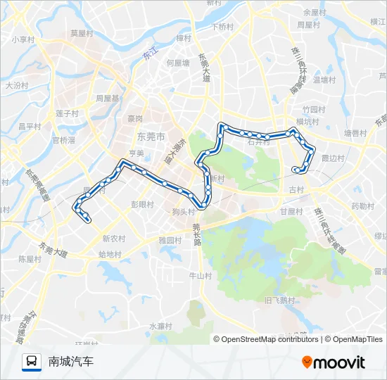 43路 Bus Line Map