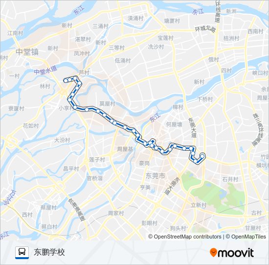 45路 bus Line Map