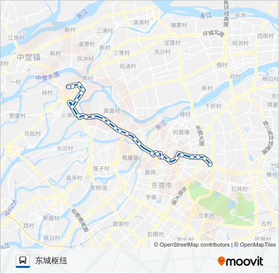 45路 Bus Line Map
