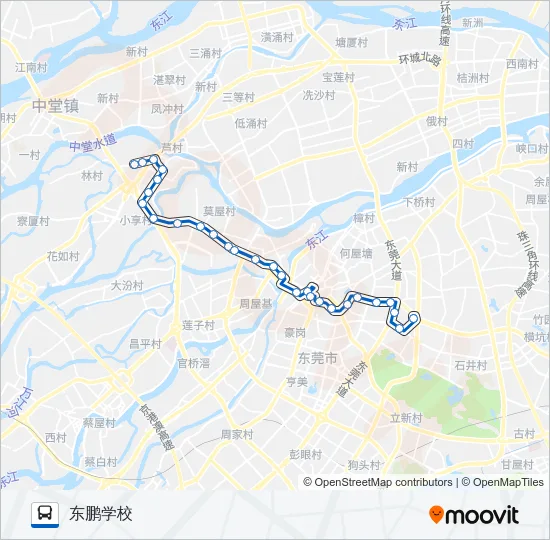 45路 Bus Line Map
