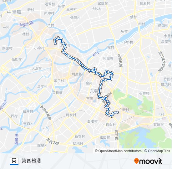 46路 bus Line Map