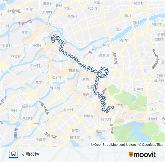 46路 Bus Line Map