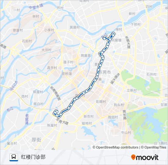 公交48路的线路图