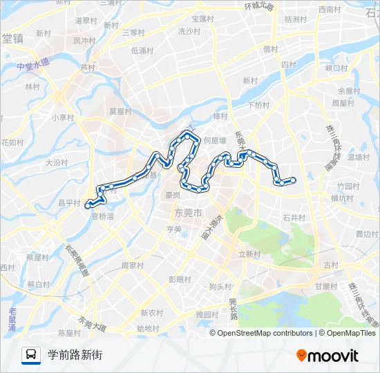 50路 Bus Line Map