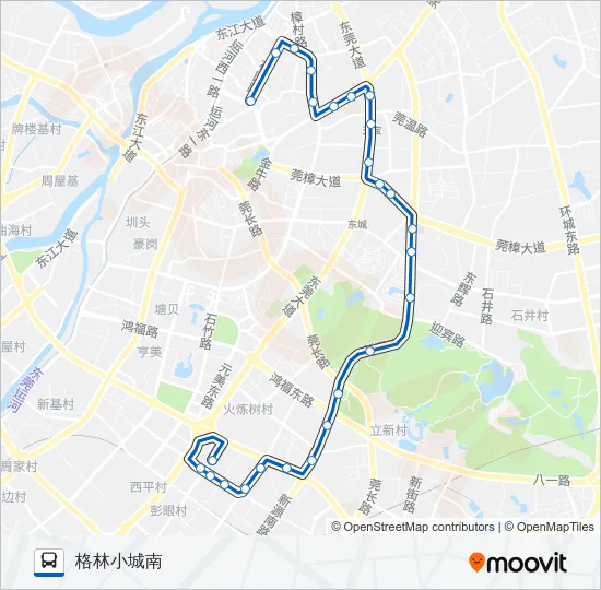 51路 Bus Line Map