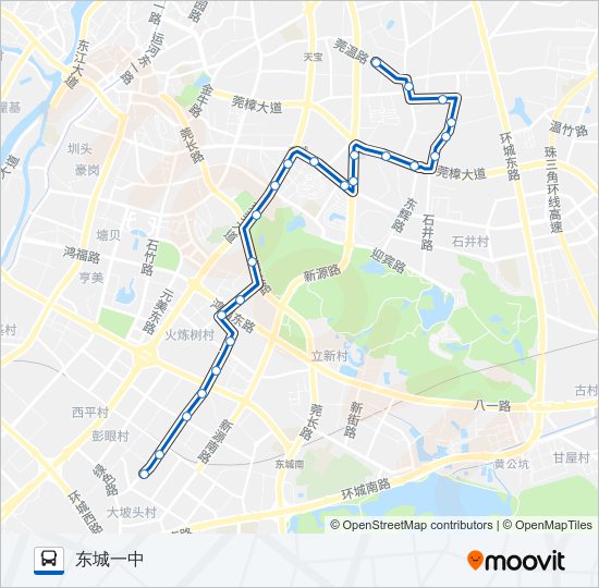 52路 bus Line Map