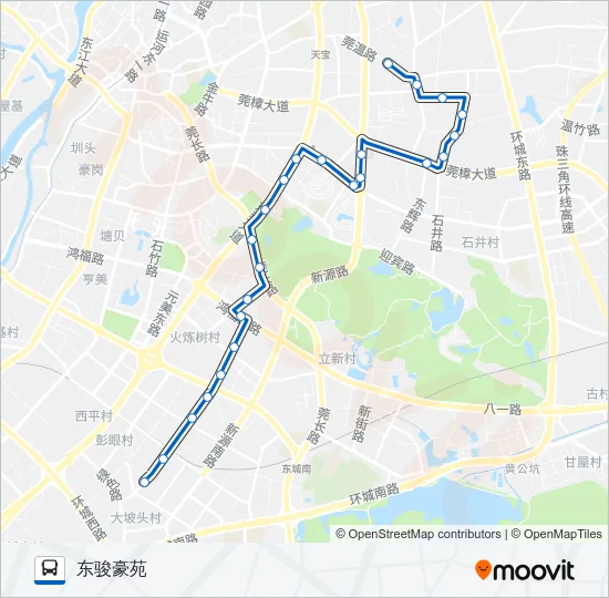 52路 Bus Line Map