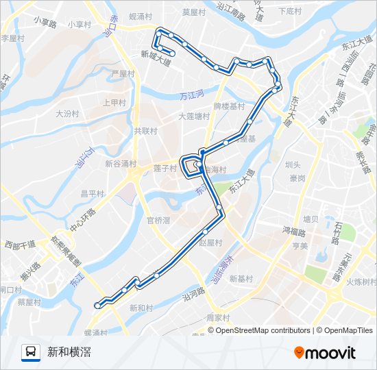 公交53路的线路图