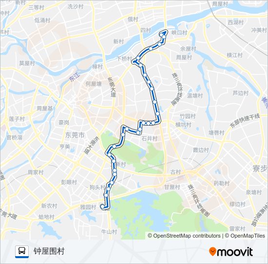 55路 bus Line Map